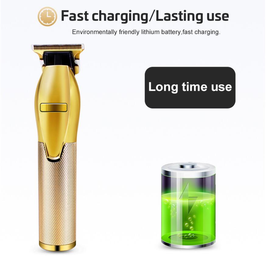 2020 Beautiful SKELETON Cordless Trimmer Clipper-Christmas Gift T9 Hair Clippers
