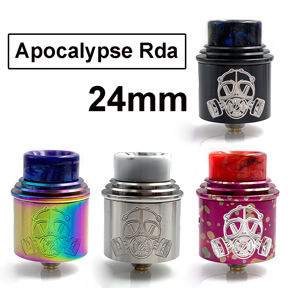 

Apocalypse RDA Tank 24mm Rebuildable Dripping Atomizer with BF PIN Atomizador Atomizer for 510 Vape Mod Kit