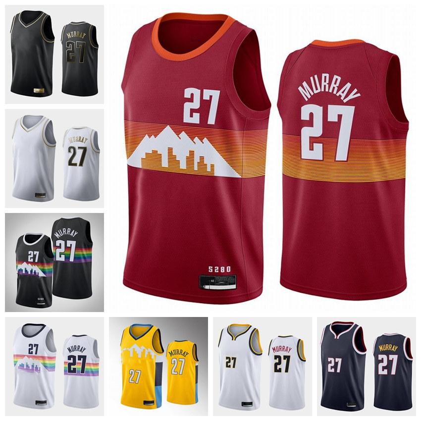 NCAA Denver Nuggets Men Jamal Murray 2020/21 Swingman City Basketball Jersey Black New Uniform, Color5
NCAA Denver Nuggets Men Jamal Murray 2020/21 Swingman City Basketball Jersey Black New Uniform, Color5