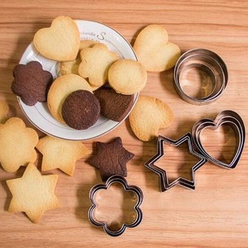12Pc Stainless Steel Kitchen Baking Accessories Cookie Biscuit DIY Mold Star Heart Round Flower Shape Cookie Cutter Baking Mould
12Pc Stainless Steel Kitchen Baking Accessories Cookie Biscuit DIY Mold Star Heart Round Flower Shape Cookie Cutter Baking Mould