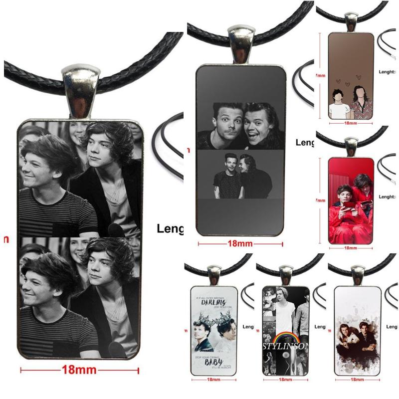 For Women Children Harry Styles 1d Larry Stylinson Steel Color Glass Cabochon With Rectangle Shaped Pendant Choker Necklace
For Women Children Harry Styles 1d Larry Stylinson Steel Color Glass Cabochon With Rectangle Shaped Pendant Choker Necklace