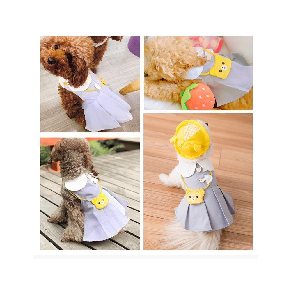 Dresses Princess Dress Clothing Cute Soft Puppy T Shirt Costumes Summer Breathable Pet Clothes for Small Dog Cat LJ201130