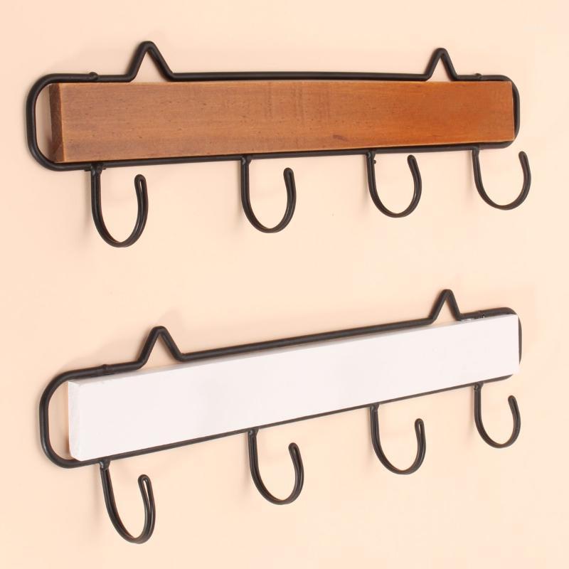 4 Hooks Wall Mounted Clothes Hanger Hat Key Holder Laundry Coat Rack Hanging Storage Shelf For Home Holder Storage Organizer1
4 Hooks Wall Mounted Clothes Hanger Hat Key Holder Laundry Coat Rack Hanging Storage Shelf For Home Holder Storage Organizer1