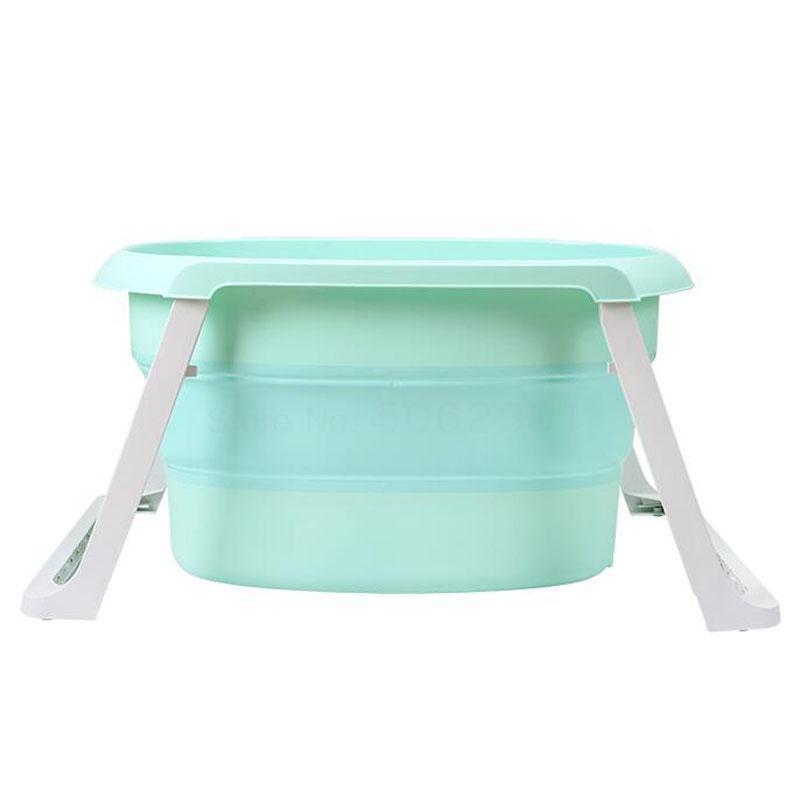 Small Bathtub Folding Portable Bathtub Adult Thickening Adult Body Water Saving