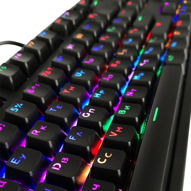 104 Keycaps Russian Translucent Backlight Keycaps For Cherry MX Keyboard Switch Jy20 19 Dropship1
104 Keycaps Russian Translucent Backlight Keycaps For Cherry MX Keyboard Switch Jy20 19 Dropship1