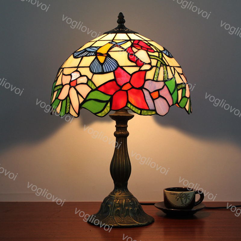 Table Lamp Dia 30cm European Retro Stained Glass Aluminum Alloy Little Bird 110V 220V E27 For Livingroom Diningroom Bedroom Bar DHL
Table Lamp Dia 30cm European Retro Stained Glass Aluminum Alloy Little Bird 110V 220V E27 For Livingroom Diningroom Bedroom Bar DHL