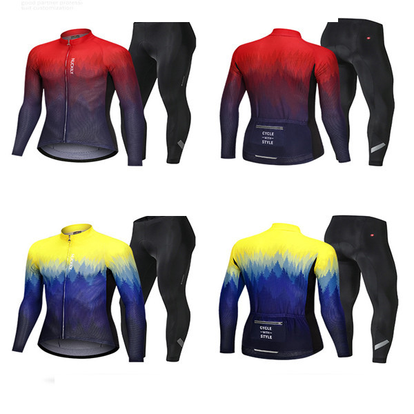 Cycling Jersey Sets Suit Bike Long-sleeved Shirt Vest Suspenders Trousers Bicycle Clothing TEAM Winter, As pic
Cycling Jersey Sets Suit Bike Long-sleeved Shirt Vest Suspenders Trousers Bicycle Clothing TEAM Winter, As pic