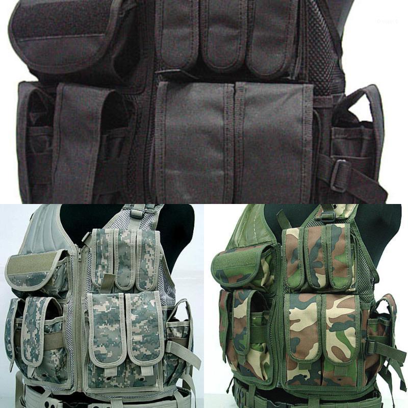Tactical Vest MOLLE Nylon Combat Paintball Vest Hunting CS Training Camouflage1, Black
Tactical Vest MOLLE Nylon Combat Paintball Vest Hunting CS Training Camouflage1, Black