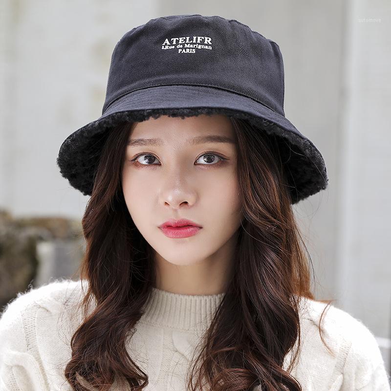 New autumn and winter plus velvet double-sided can bring fisherman hat female fashion net red basin hat simple embroidery thick1
New autumn and winter plus velvet double-sided can bring fisherman hat female fashion net red basin hat simple embroidery thick1