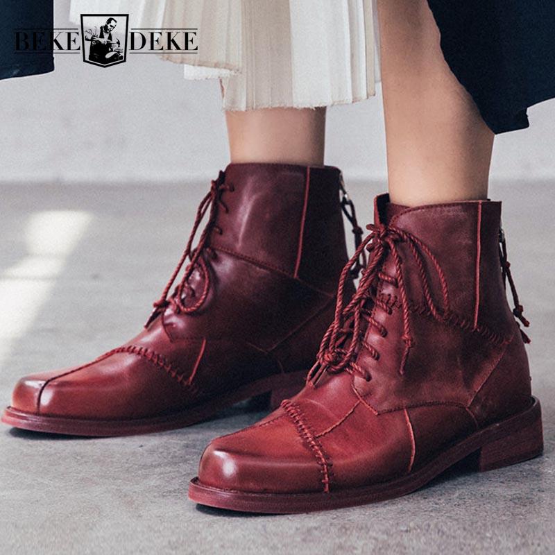 Vintage British Style Ankle Boots Women 2020 New Handmade Zip Wine Red Boots Street Genuine Leather Cowhide Biker, Black
Vintage British Style Ankle Boots Women 2020 New Handmade Zip Wine Red Boots Street Genuine Leather Cowhide Biker, Black