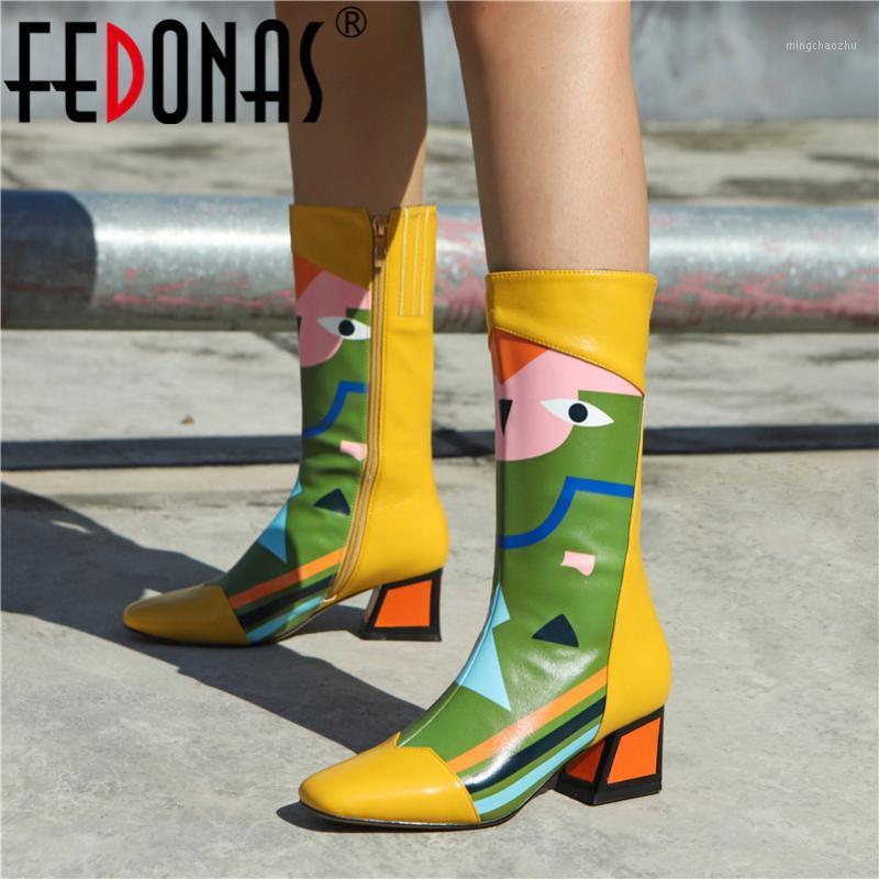 FEDONAS Newest Women High Heels Mid Calf Boots Warm Autumn Winter Zipper Prints Party Wedding Shoes Woman Prom Pumps High Boots1, Green
FEDONAS Newest Women High Heels Mid Calf Boots Warm Autumn Winter Zipper Prints Party Wedding Shoes Woman Prom Pumps High Boots1, Green