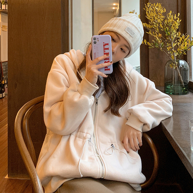 2021 New 3 colours Korean women autumn coats warm hood jacket with zipper casual clothes tops lace up to women's coat (f4200) KQT9, Red
2021 New 3 colours Korean women autumn coats warm hood jacket with zipper casual clothes tops lace up to women's coat (f4200) KQT9, Red