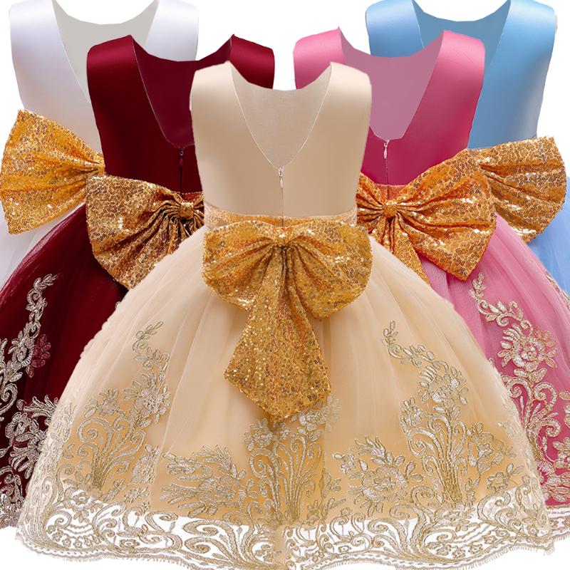 Girl's Dresses Kids Dress For Girl Sequins Bow Party Wedding Christmas Clothing Flower Tutu Prom Princess Children Ball Gown, Red;yellow
Girl's Dresses Kids Dress For Girl Sequins Bow Party Wedding Christmas Clothing Flower Tutu Prom Princess Children Ball Gown, Red;yellow