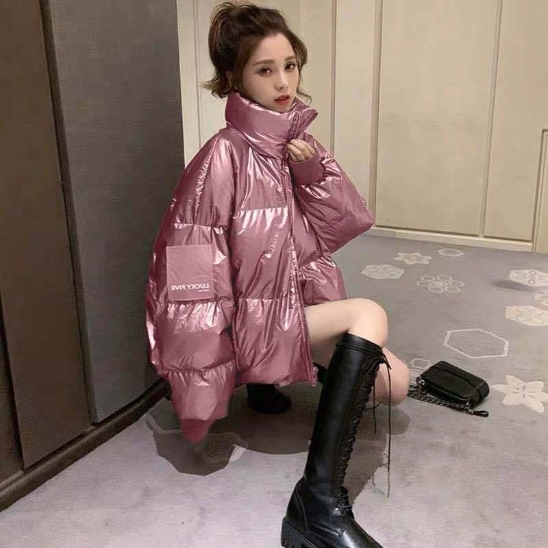 Seven Colors Loose Leisure Bright Face Short Coat Women Winter Foreign Down Cotton Padded Jacket Fashion Thick Cotton Jacket, Black
Seven Colors Loose Leisure Bright Face Short Coat Women Winter Foreign Down Cotton Padded Jacket Fashion Thick Cotton Jacket, Black
