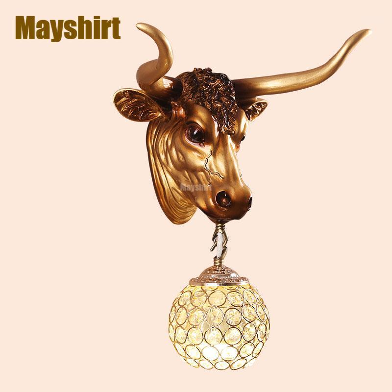 European Bull Head Resin Wall Light Home Deco Living Room Bedroom Wall Lamp Art Deco Dining Room Bar Sconce Light Fixture1
European Bull Head Resin Wall Light Home Deco Living Room Bedroom Wall Lamp Art Deco Dining Room Bar Sconce Light Fixture1