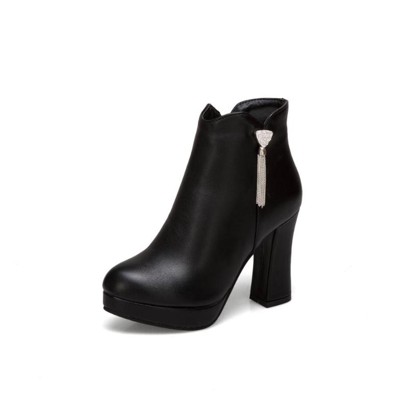 Lady Boots Women's Shoes Platform Winter Footwear Luxury Designer Round Toe High Heel Autumn 2020 Low Fashion
Lady Boots Women's Shoes Platform Winter Footwear Luxury Designer Round Toe High Heel Autumn 2020 Low Fashion