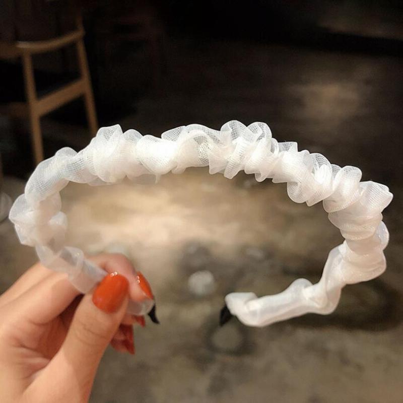 1PC Fashion Lace Chiffon Mesh Pleated Hairband Hair Hoop Elegant Women Girl Thin Headband Hair Accessories
1PC Fashion Lace Chiffon Mesh Pleated Hairband Hair Hoop Elegant Women Girl Thin Headband Hair Accessories