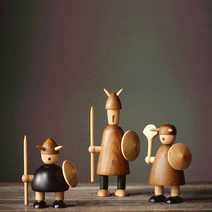 Vikings Soldier Wooden Decorative Figures Toys Home Decoration Accessories for Living Room/Nordic Decor on The Shelf/Interior
Vikings Soldier Wooden Decorative Figures Toys Home Decoration Accessories for Living Room/Nordic Decor on The Shelf/Interior