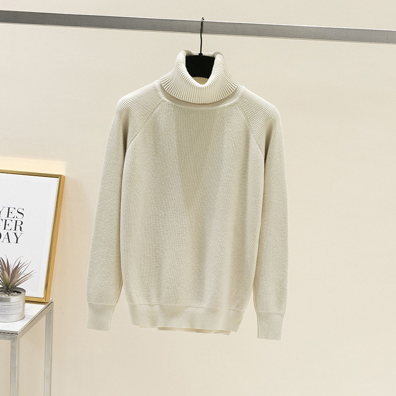 ONLYSVTER Thick Oversized Loose Turtleneck Women Pullover Sweater Autumn Winter Warm Jumper Top Knitted Soft Female Sweater Top T200101