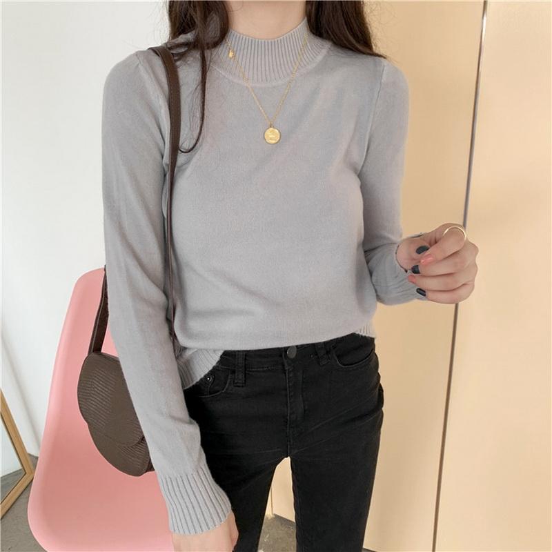 Autumn Winter Sweaters Women 2020 Solid Pullover Knitted Long Sleeve Classic Turtleneck Slim Jumper Sweaters For Women, 03
Autumn Winter Sweaters Women 2020 Solid Pullover Knitted Long Sleeve Classic Turtleneck Slim Jumper Sweaters For Women, 03
