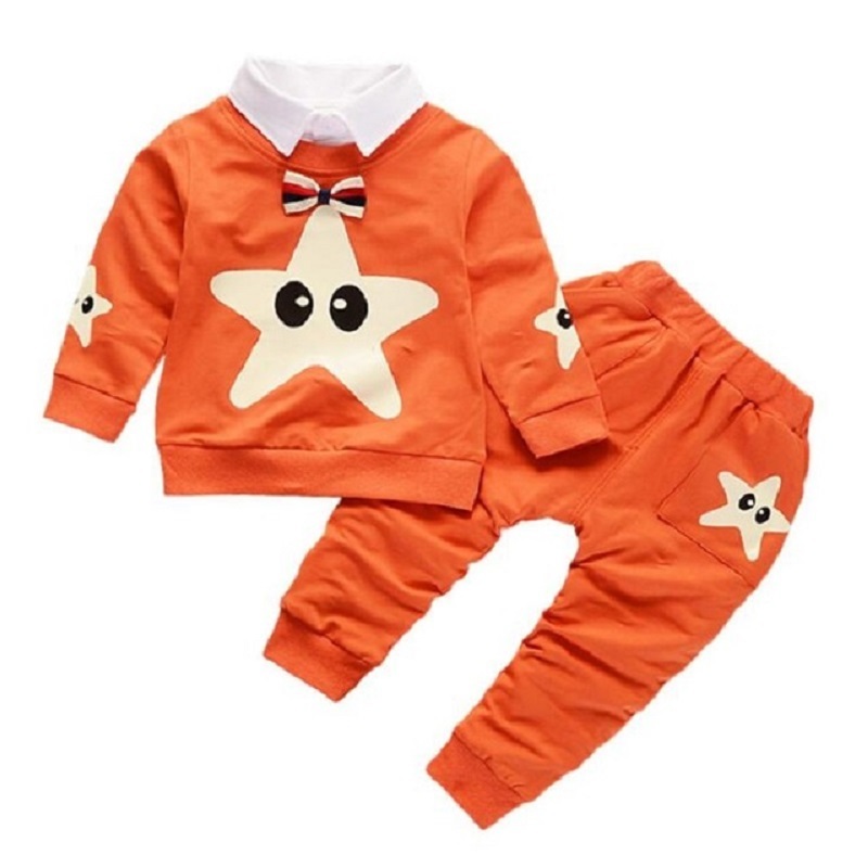 New Baby Boys Girls clothing set Fashion Sport Clothes Children Spring 2-pc Boys Clothing Set Girls Clothes Suit boys clothes Y1107