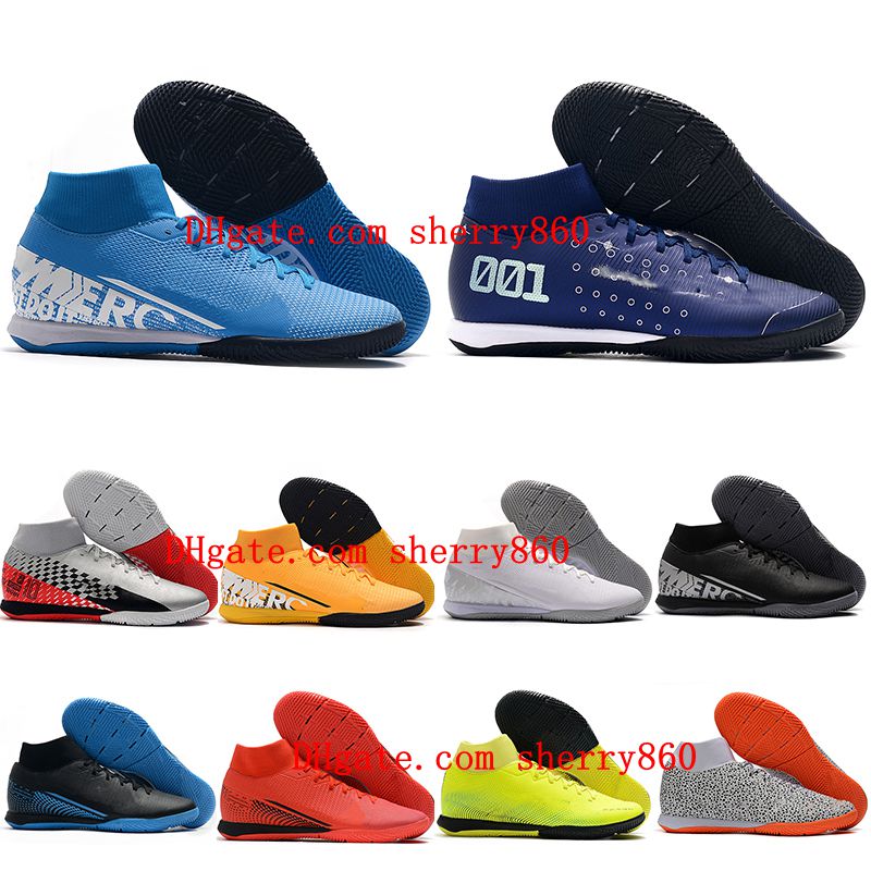 2020 mens soccer shoes Mercurial Superfly VII Academy IC soccer cleats indoor football boots CR7 neymar ronaldo de futbol
2020 mens soccer shoes Mercurial Superfly VII Academy IC soccer cleats indoor football boots CR7 neymar ronaldo de futbol