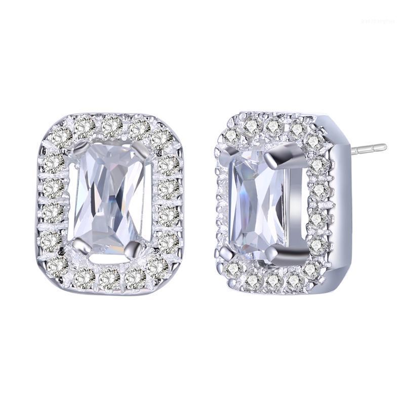 Stud SILVERHOO Sterling Silver 925 Jewelry Earrings For Women Simple Geometry Square 5A Cubic Zirconia Earring Send Girlfriend, Golden;silver
Stud SILVERHOO Sterling Silver 925 Jewelry Earrings For Women Simple Geometry Square 5A Cubic Zirconia Earring Send Girlfriend, Golden;silver