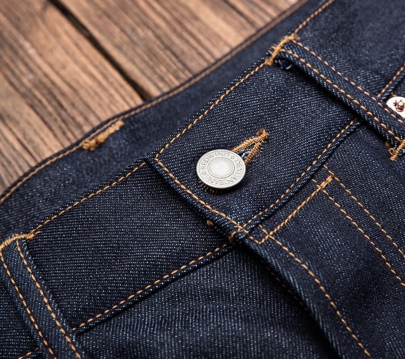 511XX-0007 Read Description top quality raw indigo selvage unwashed 13oz denim pants unsanforised natural dye raw denim jean 201128