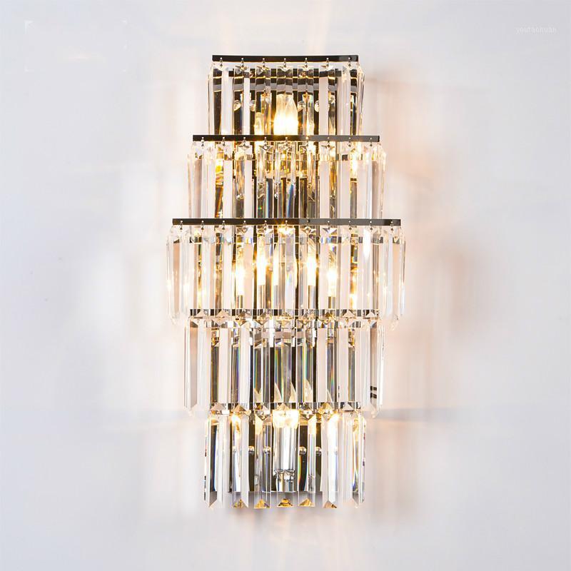 Indoor Crystal Wall Lamp Long crystal Bar Wall Light Led terrace light Living Room sconce Hotel Lobby Led fixtures1
Indoor Crystal Wall Lamp Long crystal Bar Wall Light Led terrace light Living Room sconce Hotel Lobby Led fixtures1