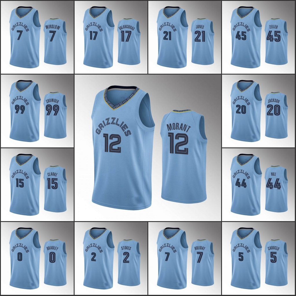 Memphis''Grizzlies''Men Ja Morant Jonas Valanciunas Brandon Clarke Statement Blue Custom Jersey
Memphis''Grizzlies''Men Ja Morant Jonas Valanciunas Brandon Clarke Statement Blue Custom Jersey