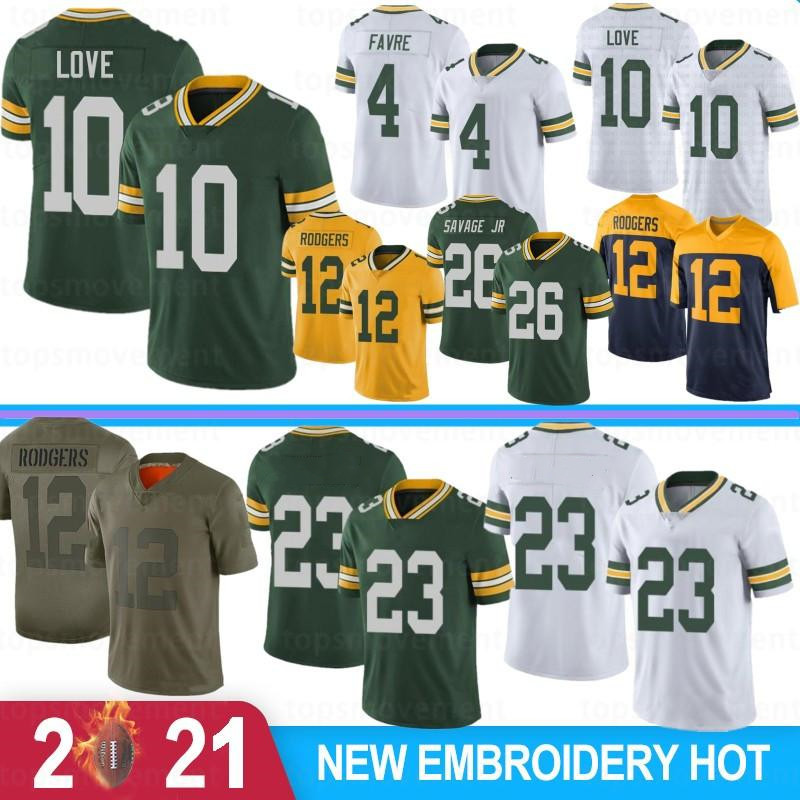 10 Love 12 Aaron Rodgers Jones Men Football Jerseys 17 Davante Adams Darnell Savage Jr Jaire Alexander Clay Matthews Bart Starr Favre, Baozhuanggong
10 Love 12 Aaron Rodgers Jones Men Football Jerseys 17 Davante Adams Darnell Savage Jr Jaire Alexander Clay Matthews Bart Starr Favre, Baozhuanggong