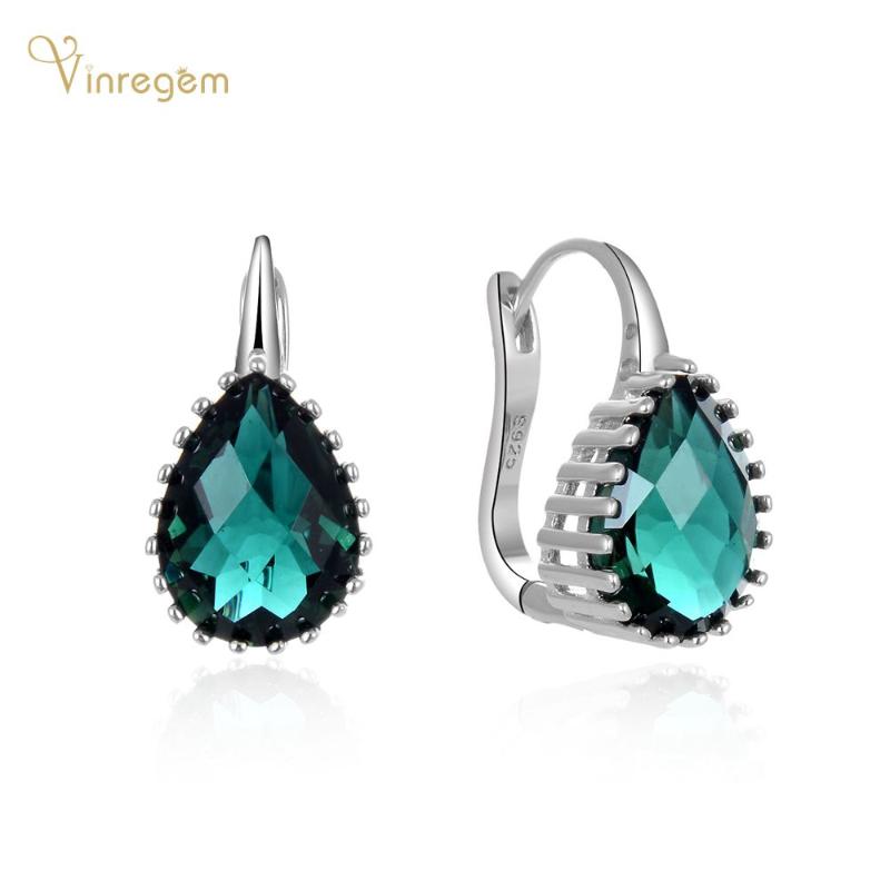 Dangle & Chandelier Vinregem 100% 925 Sterling Silver 8*12MM Water Drop Emerald Gemstone Engagement Vintage White Gold Earrings Fine Jewelry
Dangle & Chandelier Vinregem 100% 925 Sterling Silver 8*12MM Water Drop Emerald Gemstone Engagement Vintage White Gold Earrings Fine Jewelry