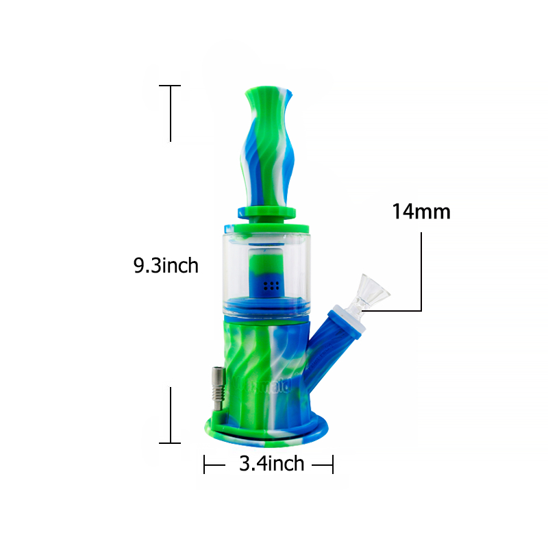 Waxmaid Silicone Bongs Glass Water Pipe Smoking Dab Rigs Oil Rigs 6 Colors With 14mm Bowl Factory Price DHL Free Shipping
Waxmaid Silicone Bongs Glass Water Pipe Smoking Dab Rigs Oil Rigs 6 Colors With 14mm Bowl Factory Price DHL Free Shipping