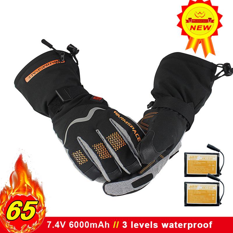 Warmspace 7.4V Smart Electric Heated Gloves Winter Warm Waterproof Rechargeable Lithium Battery Self Heating Heated Ski gloves, Black
Warmspace 7.4V Smart Electric Heated Gloves Winter Warm Waterproof Rechargeable Lithium Battery Self Heating Heated Ski gloves, Black