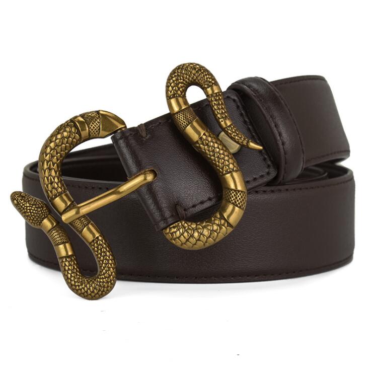 designer belts golden snake buckle pu leather belts men women belt male ceinture fashion man woman belts jeans strap, Black;brown
designer belts golden snake buckle pu leather belts men women belt male ceinture fashion man woman belts jeans strap, Black;brown