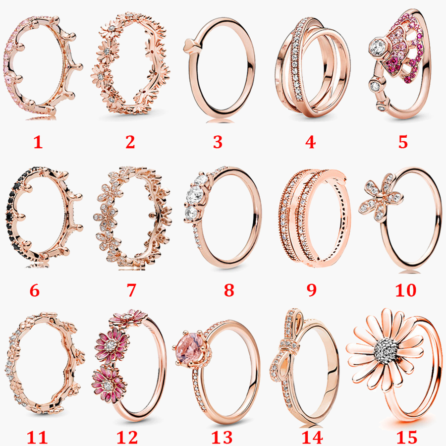 Women's 925 Sterling Silver Wedding Rings Cubic Zirconia Diamonds for Pandora Rose Gold Flip Ring Crown Daisy Romance Engagement Ladies, Slivery;golden
Women's 925 Sterling Silver Wedding Rings Cubic Zirconia Diamonds for Pandora Rose Gold Flip Ring Crown Daisy Romance Engagement Ladies, Slivery;golden
