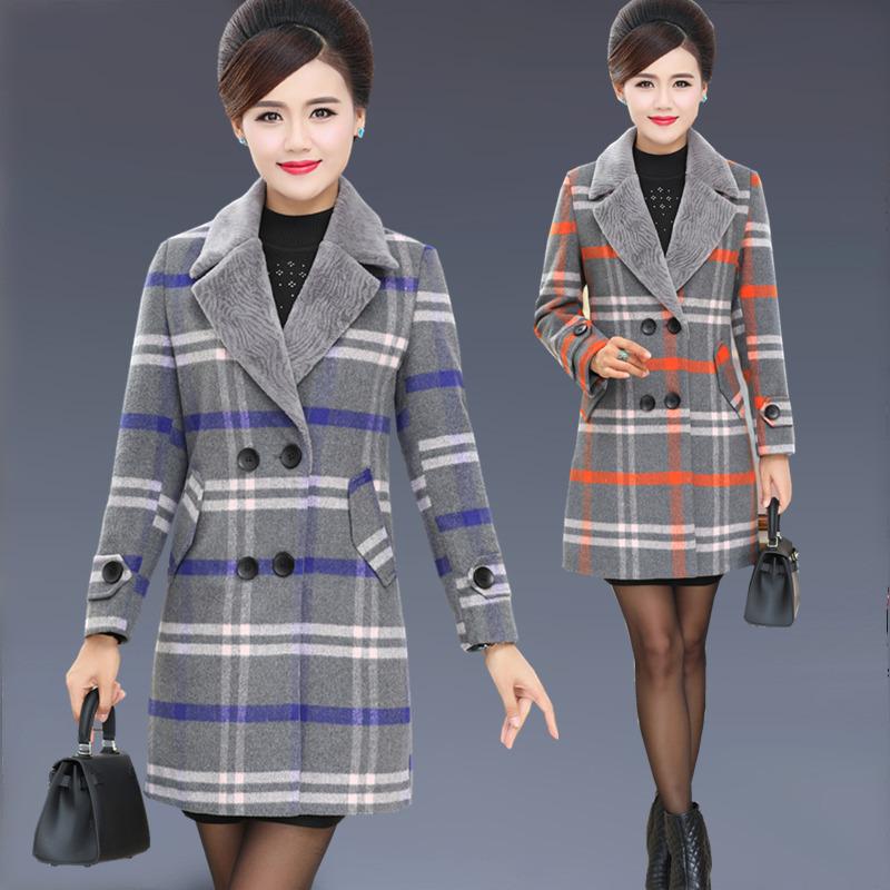 Office Lady Slim Long Coat for Women Double Breasted Wool Coat and Jacket Plaid Turn-down Collar Women Clothes 2020, Blue
Office Lady Slim Long Coat for Women Double Breasted Wool Coat and Jacket Plaid Turn-down Collar Women Clothes 2020, Blue
