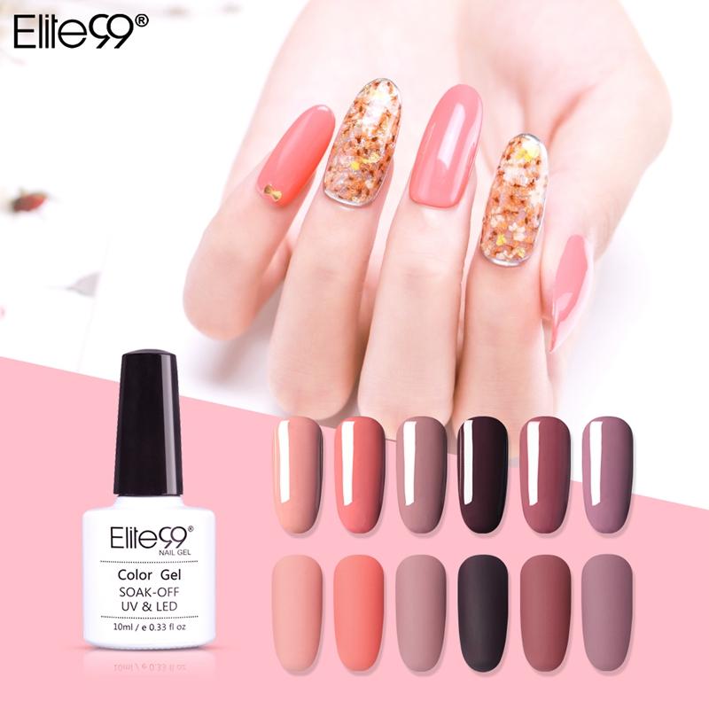 

Elite99 10ml Brick Red Color UV Gel Nail Polish Soak Off Primer For Nails Gel Lacquer Semi Permanent Nail Art Design Varnish, Zhs4802