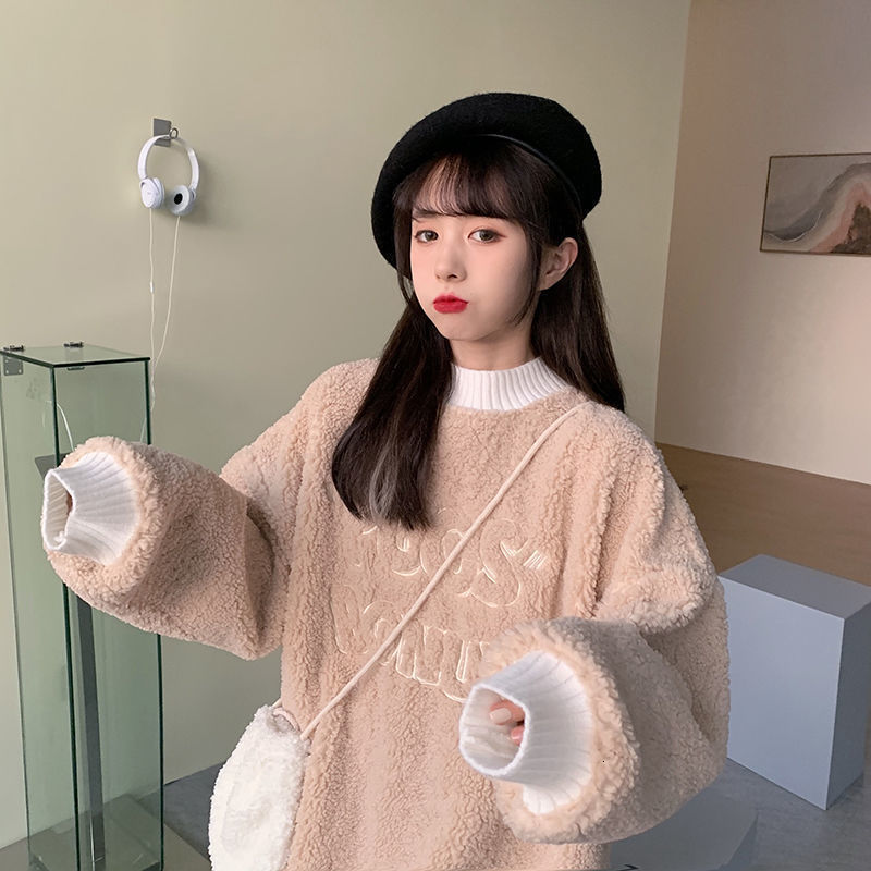 2021 New Autumn and Winter Imitation Wool Female Sweater Loose Plus Quilted Velvet Embroidered Coat Tide UAI5, Green
2021 New Autumn and Winter Imitation Wool Female Sweater Loose Plus Quilted Velvet Embroidered Coat Tide UAI5, Green