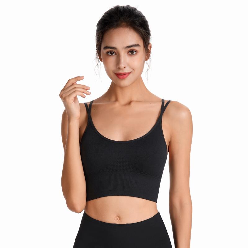Seamless Sports Bra Women Push Up Sport Top Bras With String Quick Dry Shockproof Running Fitness Sport Large Size Underwear#40, Blue
Seamless Sports Bra Women Push Up Sport Top Bras With String Quick Dry Shockproof Running Fitness Sport Large Size Underwear#40, Blue
