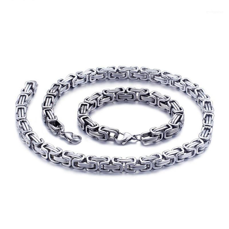 5/6/8mm Silver Color Charm Bike Jewelry 316L Stainless Steel Gold/Black Byzantine Box Chain Mens Women Necklace/Bracelet 20-60cm1
5/6/8mm Silver Color Charm Bike Jewelry 316L Stainless Steel Gold/Black Byzantine Box Chain Mens Women Necklace/Bracelet 20-60cm1
