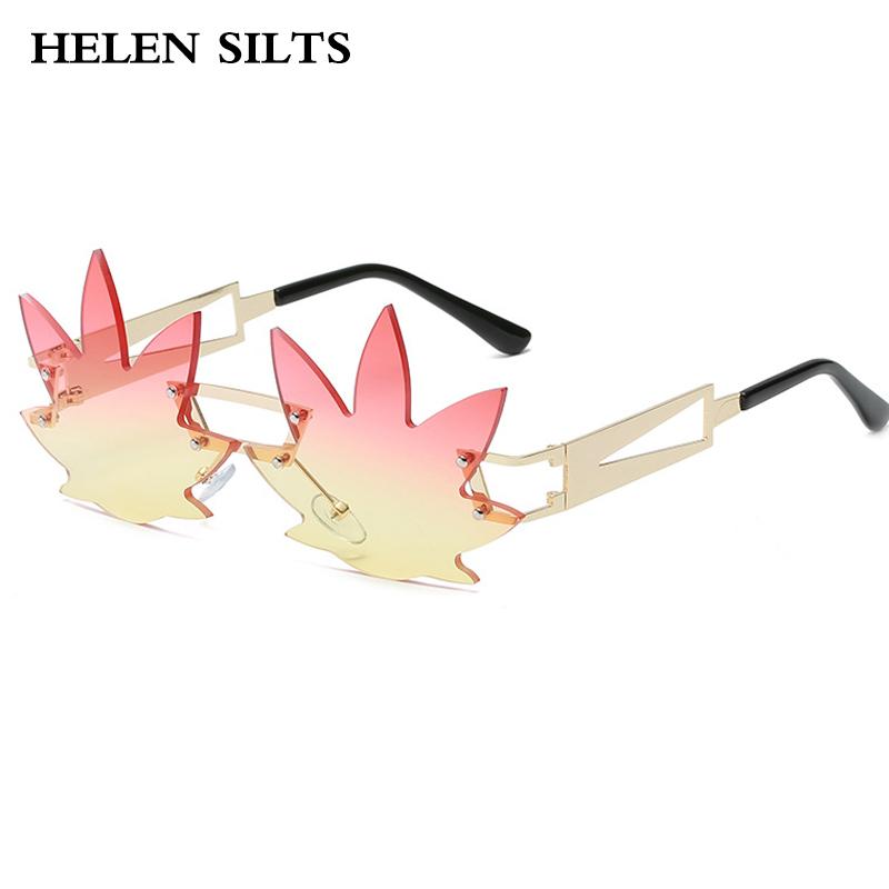 Personality irregular leaves Sunglasses Women Brand Fashion Alloy Rimless Sunglasses For Women Steampunk Glasses Female UV400
Personality irregular leaves Sunglasses Women Brand Fashion Alloy Rimless Sunglasses For Women Steampunk Glasses Female UV400