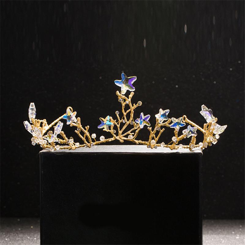 Luxurious Handmade Sparkling Star Vine Bridal Tiara Crown For Women Chaplet Hair Ornaments Wedding Hair Jewelry Accessories
Luxurious Handmade Sparkling Star Vine Bridal Tiara Crown For Women Chaplet Hair Ornaments Wedding Hair Jewelry Accessories