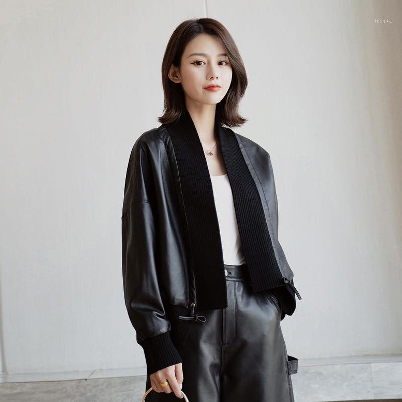 autumn period and the new leather leather coat Ms. Han edition brief paragraph cardigan locomotive loose suede jacket1, Black
autumn period and the new leather leather coat Ms. Han edition brief paragraph cardigan locomotive loose suede jacket1, Black