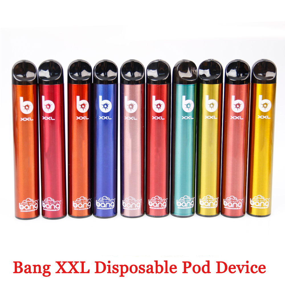 Newest BANG XXL DISPOSABLE POD DEVICE Pre-filled 6ml Cartridge 800mAh Battery 2000 Puff Vape Empty Pen VS PLUS Bar Flow
Newest BANG XXL DISPOSABLE POD DEVICE Pre-filled 6ml Cartridge 800mAh Battery 2000 Puff Vape Empty Pen VS PLUS Bar Flow