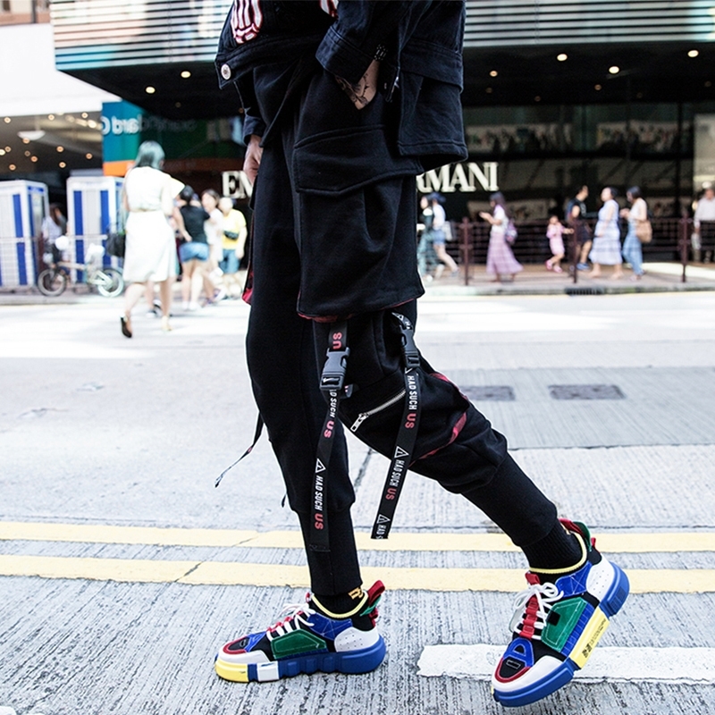 April MOMO Men Ribbons Pockets Harem Pants Men Spring Autumn Casual Sweatpants Hip Hop Joggers Streetwear Hombre Trousers 201125, Black
April MOMO Men Ribbons Pockets Harem Pants Men Spring Autumn Casual Sweatpants Hip Hop Joggers Streetwear Hombre Trousers 201125, Black