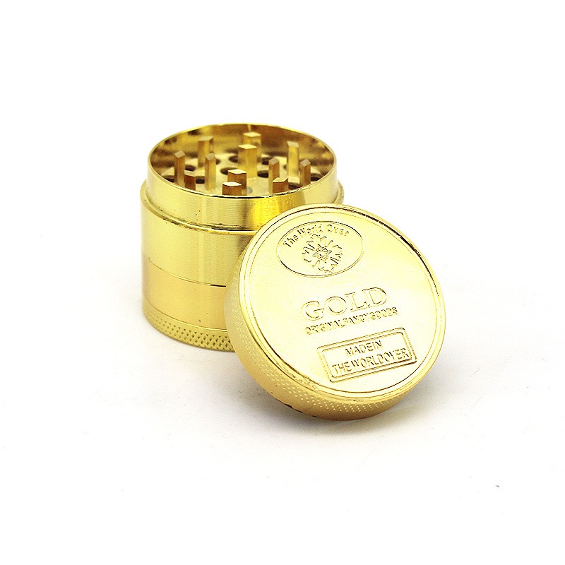 Other Smoking Accessories 40mm Grinder Dry Tobacco Zinc alloy Crusher With Golden color High Quality
Other Smoking Accessories 40mm Grinder Dry Tobacco Zinc alloy Crusher With Golden color High Quality