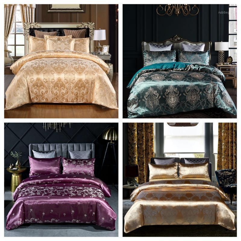 2020 New Fashion Luxury 2/3pcs Bedding Set Satin Jacquard Duvet Cover Sets US/EU Size Single Double Full Queen King1, Purple
2020 New Fashion Luxury 2/3pcs Bedding Set Satin Jacquard Duvet Cover Sets US/EU Size Single Double Full Queen King1, Purple