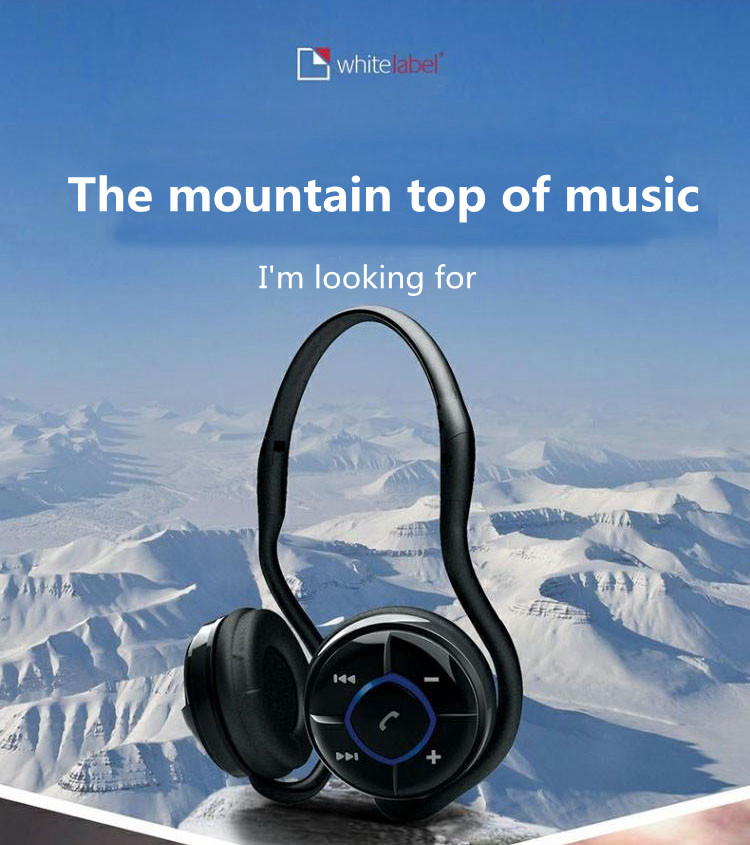 BSH10C Wireless Bluetooth Stereo Headphones, Neckband Headphone, Sport Headset, Music Streaming, Noise Reduction Handsfree Voice Calling