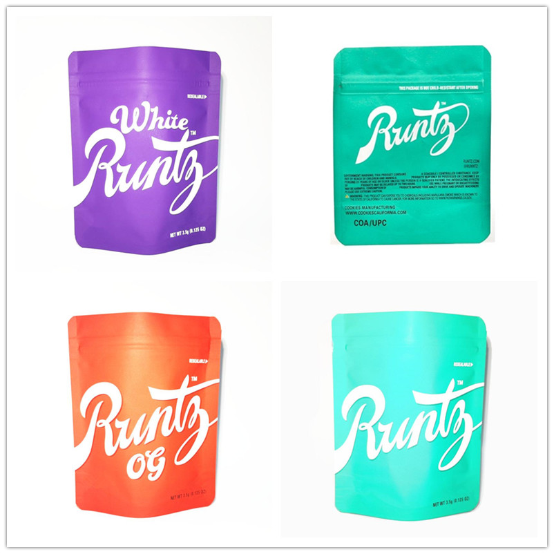 3Types Runtz plastic 3 5g mylars bag California SF og White Runty Touch Skin package zipper mylar smell proof bags
3Types Runtz plastic 3 5g mylars bag California SF og White Runty Touch Skin package zipper mylar smell proof bags